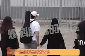 39岁谢娜与张杰同现身机场，疑为出国生子，巨肚下垂明显似临产图片
