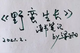 《野蛮生长》读书笔记 by 梁于阳图片