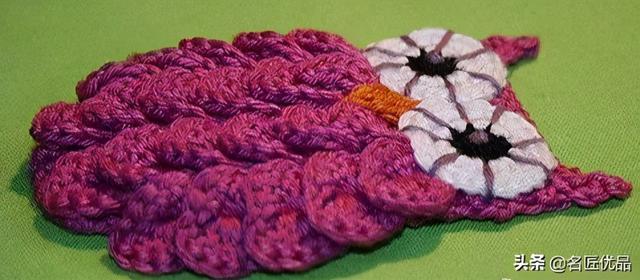 温暖毛线钩鱼鳞的方法