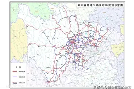 高清！四川省高速公路网规划图（2035），建议收藏图片