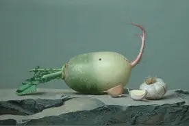 以假乱真的油画，放大50倍再看，冷军的作品估计比不过他图片