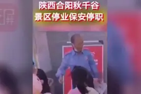 陕西秋千谷安保驱赶卖气球婆孙引热议 景区：停业整顿一周 安保停职图片