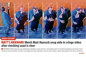 震撼全英的激情60秒！已婚部长出轨三孩妈女下属，办公室接吻摸臀图片