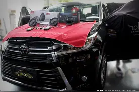 成都丰田汉兰达这样改装汽车音响，看看逼格提升没有图片