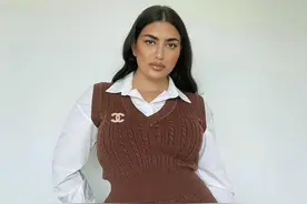 160斤的捷克美女，曾经是难民，通过努力逆袭成为了知名模特图片