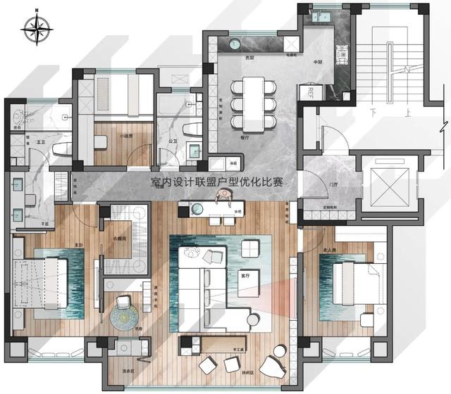 一个户型，两百个设计师，几百个方案，业主：真是太难选了