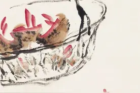 原来是学油画的转行画国画，对于色彩感和造型的能力有天然优势图片