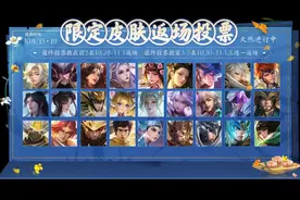 王者荣耀：周年返场投票前五确定，伽罗眼中的倒影，可能是新英雄图片