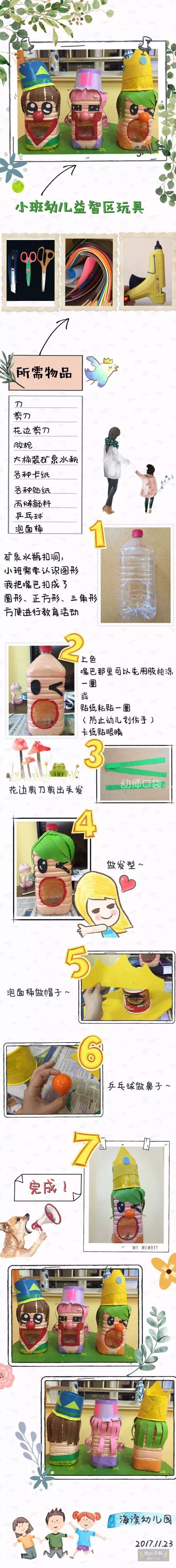 5大区角35种自制教玩具，材料简单，看完就会做