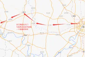 天门、荆门和宜昌城区不在一条直线上，沿江高铁湖北段该怎么走？图片