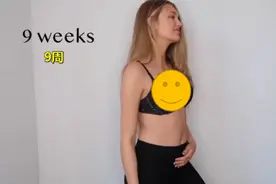 24岁超模怀孕只胖肚子，孕期10个月面色红润，产后一周就显老图片