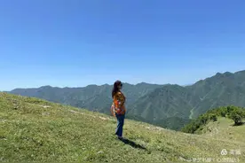 蓝田流峪寺村的高山草甸图片