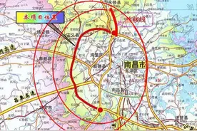 大南昌都市圈界定及其建成区交通环线设计图片