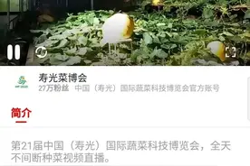 菜博会即将开幕！这些名人来直播！时间定了！图片