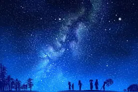 你踮起脚尖，伸长脖子，仰望星空的样子，真的很傻很傻图片