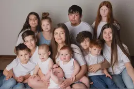 美国妈妈生11个娃，出门就像带旅游团！她表示：还要再生图片