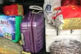 回趟家，仿佛进货！有种爱，叫妈妈给装的后备箱图片