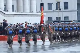 蒙古国举行“联合国维持和平人员国际日”纪念活动图片