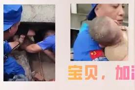 废墟中那一声啼哭，泪满眼……图片