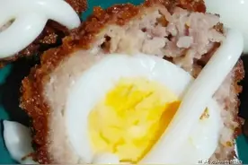 苏格兰蛋，鹌鹑蛋缓冲了肉的油腻却衬托肉的醇香，绝对值得一试！图片