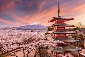 是日本国内最高峰，日本重要国家象征之一图片