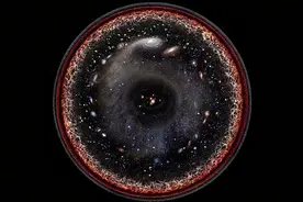 如果将银河系缩小到电子般大小，那时宇宙有多大呢？图片