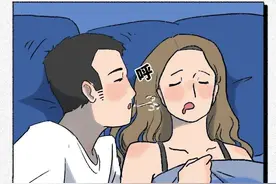 女朋友睡着后，男生会偷偷做什么？图片