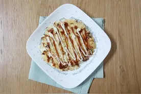 简单美食之《大阪什锦烧》的做法 日本街头美食《お好み焼き》图片