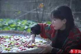 李子柒被韩国网友围攻，中国博主联手回击，发布酸菜视频标题显眼图片