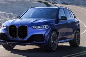 2022款宝马X5亮相，前格栅越来越大，还是现款霸气？图片