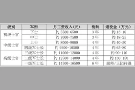 “士官”常识扫盲图片