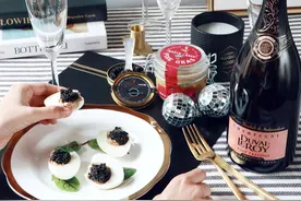 宅家自制米其林级美味 || 鹅肝酱蛋白佐鱼子酱 ㊷图片