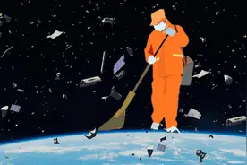 中国发射实践二十一号卫星，它会怎么清扫太空垃圾？图片