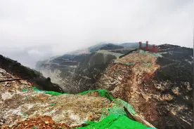 陕西在建最大综合性水利枢纽工程——东庄水库建设正酣 各项工作有序推进图片