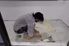 3个月，这个女孩独自一人装修了房子图片