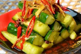 美容的瓜菜~糖醋黄瓜甜酸脆爽图片