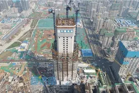 每5天一层、VR体验施工现场！“山东第一高”已施工至39层图片