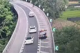 桥体摇晃紧急抢修！​杭金衢高速红垦枢纽闸道今早已恢复正常通行图片