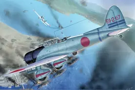 呼啸而下的东瀛海东青，爱知D3A1俯冲轰炸机图片