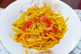 家常菜 西红柿炒土豆丝图片