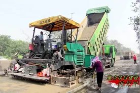 重点项目建设进行时｜国道209线河津段路面改造提升工程最新进度图片