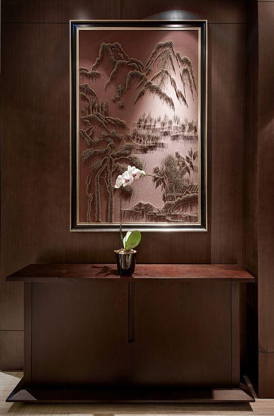 中式玄关装修效果图片(千篇一律的玄关设计) - 桓桂百科号