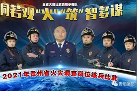 燃！全省火调比武，贵阳市消防救援支队参赛队今日出征！图片