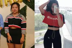 135斤胖女士花了90天时间，减掉30斤体重！她分享了5个燃脂技巧图片