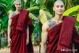 “最帅和尚”走红网络，真的比丁真还帅，银行富二代身份被起底图片