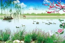 野渡对联：燕子探春窥柳体，邀对下联图片