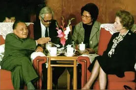 撒切尔夫人访华，邓小平斩钉截铁：主权问题不是个可以讨论的问题图片