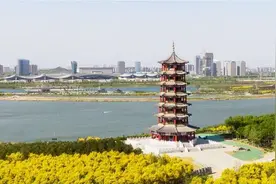 石家庄滹沱河畔将新添一座景观塔，白天可以赏山水美景，夜晚还能看灯光秀图片