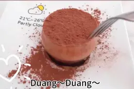 巧克力慕斯蛋糕：超级Q弹，简单制作，原来用易拉罐就可以图片