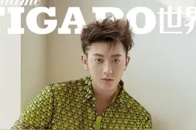 黄子韬登费加罗双封面，断眉妆搭配运动装，打造夏日运动系造型图片